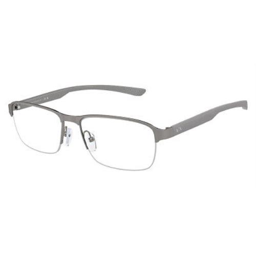 Armani Exchange AX1061 Eyeglasses Matte Gunmetal/matte Gray