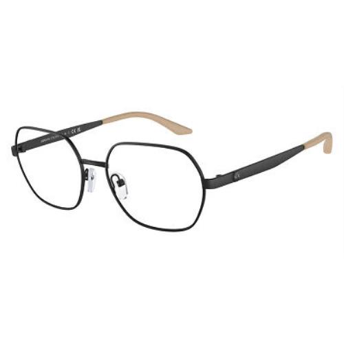 Armani Exchange AX1062 Eyeglasses Men Matte Black 54mm