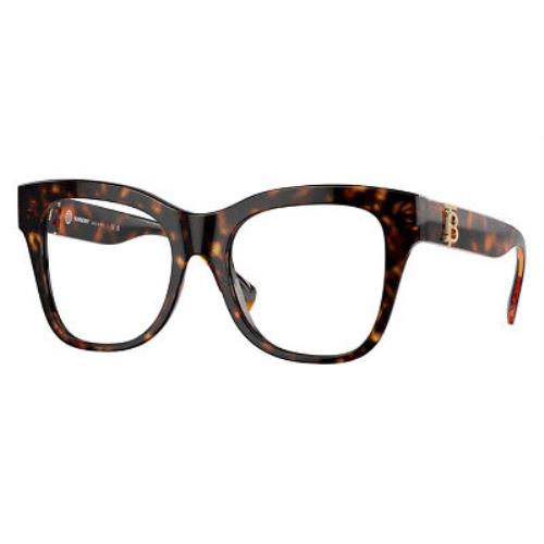 Burberry BE2388F Eyeglasses Women Dark Havana 52mm
