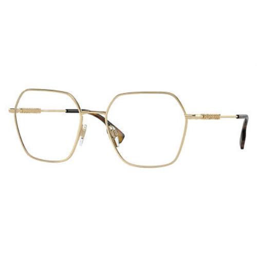 Burberry BE1381 Eyeglasses Women Light Gold 54mm