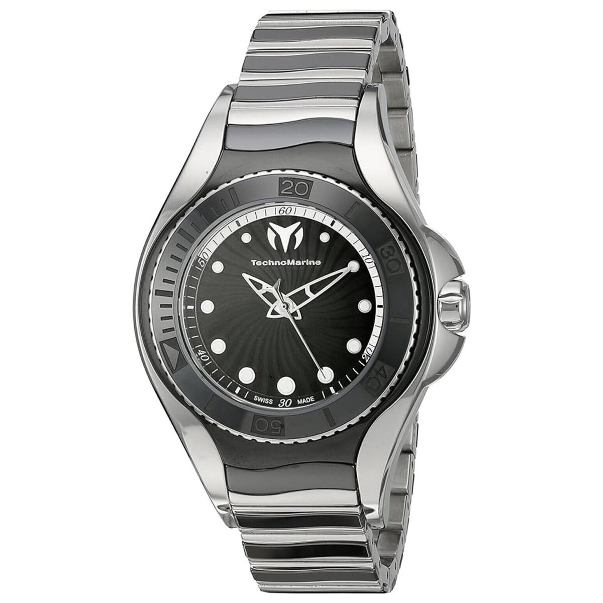 Technomarine Women`s Manta Black Dial Watch - 213002