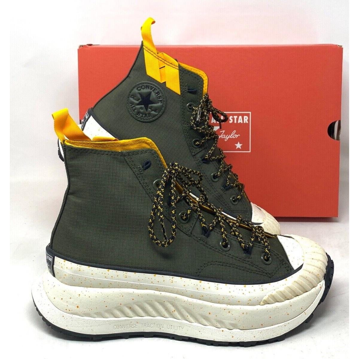 Converse Chuck 70 At-cx High Shoes Platform Canvas Utility Green Women`s A05125C