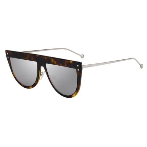 Fendi Sunglasses 0372/S Dark Havana/grey Silver 086/T4 Frame