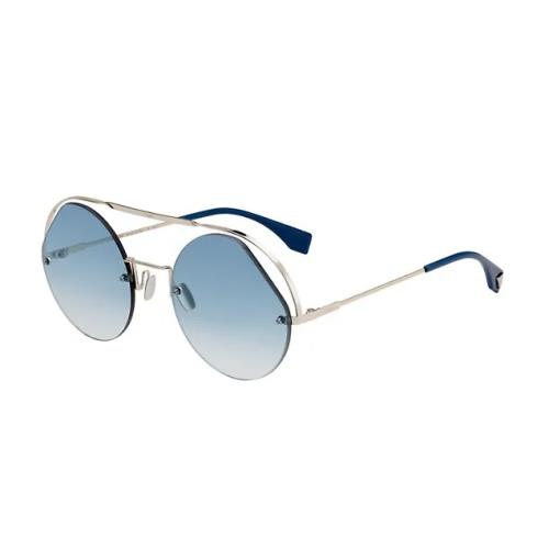 Fendi Sunglasses FF 0326/S PJP08 Silver 0326 Frame