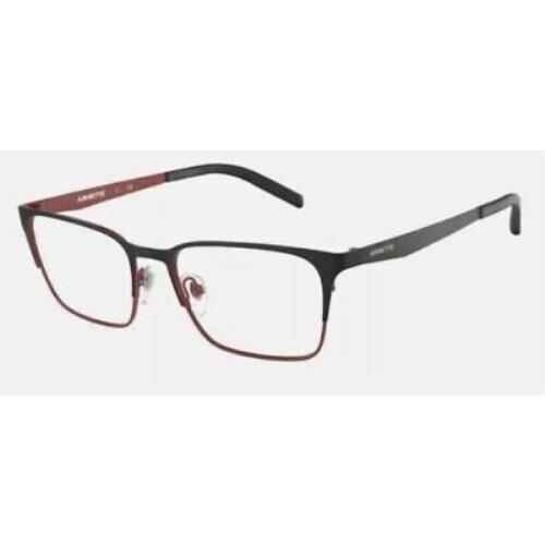 1 Unit Arnette Black Red Eyeglass Frame 54-18-145 400