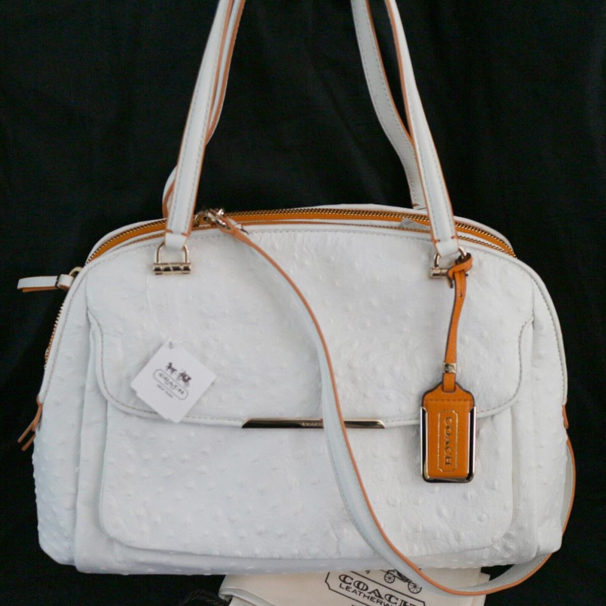 Coach 30113 Georgie Madison Ostrich newest Satchel