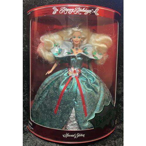 1995 Happy Holidays Special Edition Barbie Doll Mattel 14123