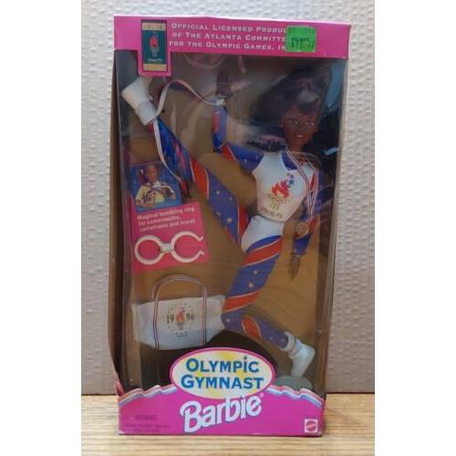 Vintage Mattel Barbie Doll 1996 Atlanta Olympic Gymnast African American