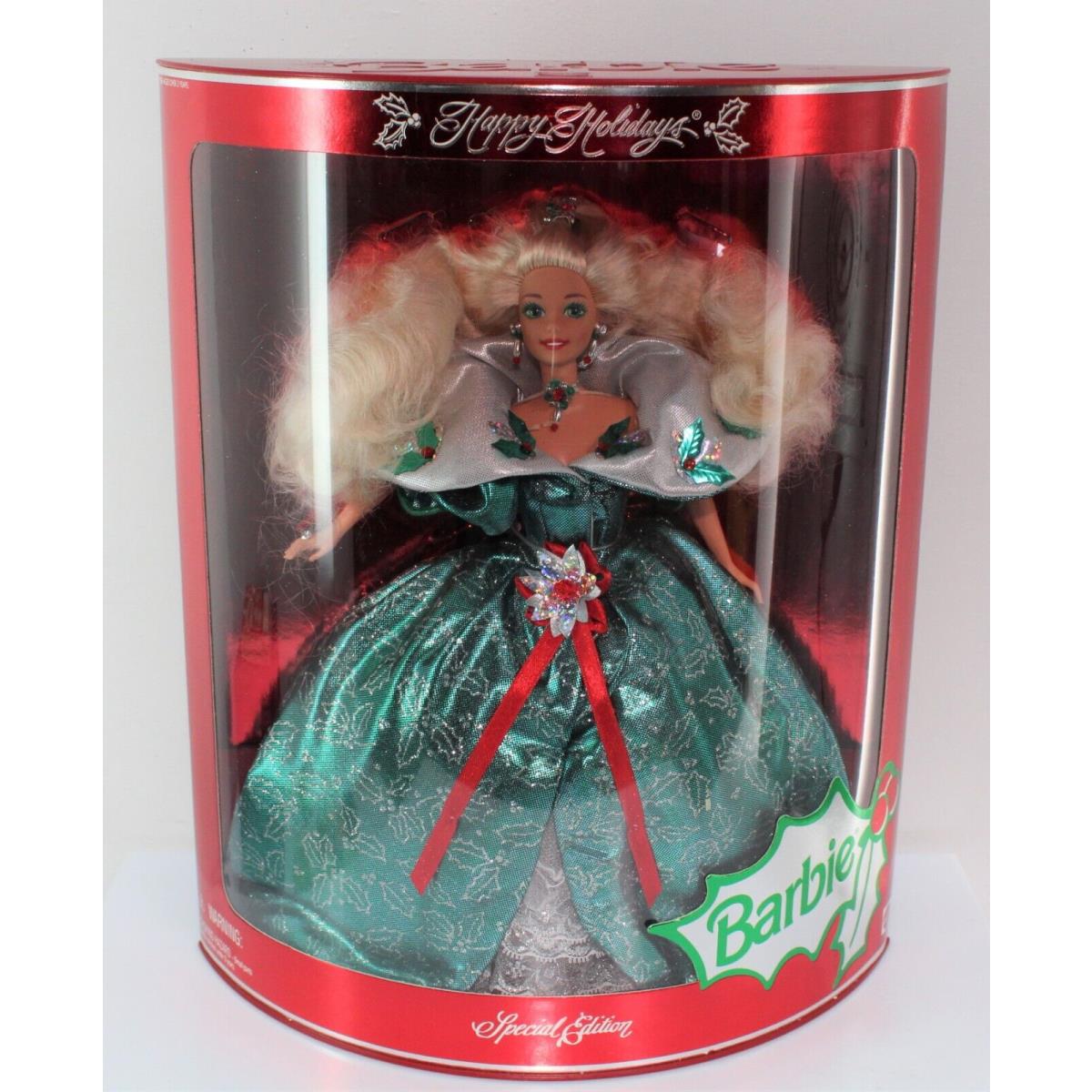 1995 Happy Holidays Barbie Doll Special Edition Christmas 14123 Nrfb
