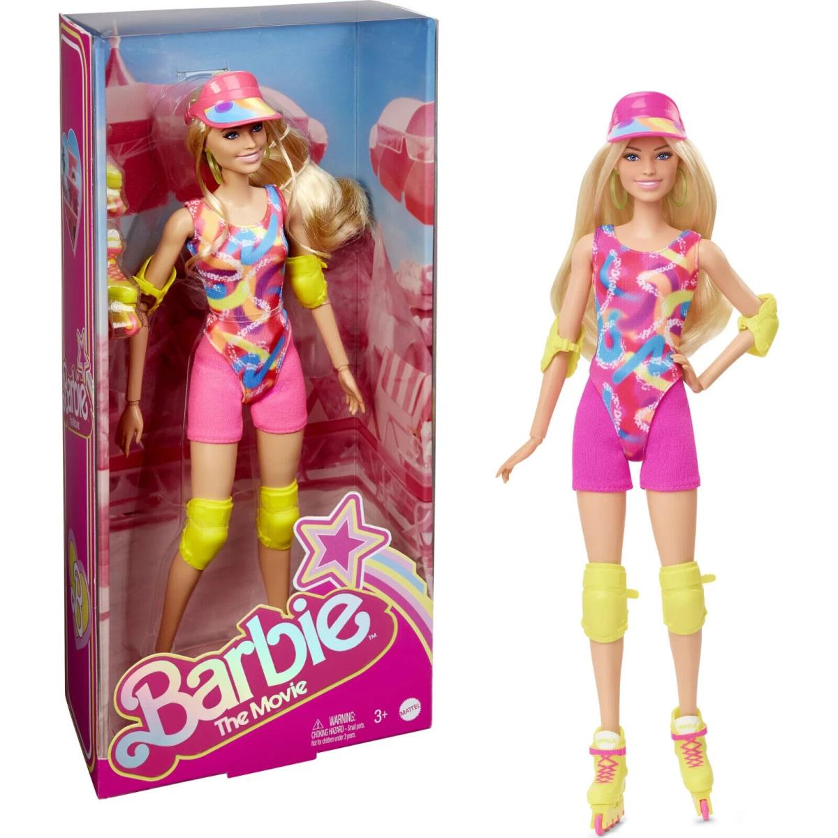 Barbie The Movie Collectible Doll Margot Robbie As Barbie in Inline Skating