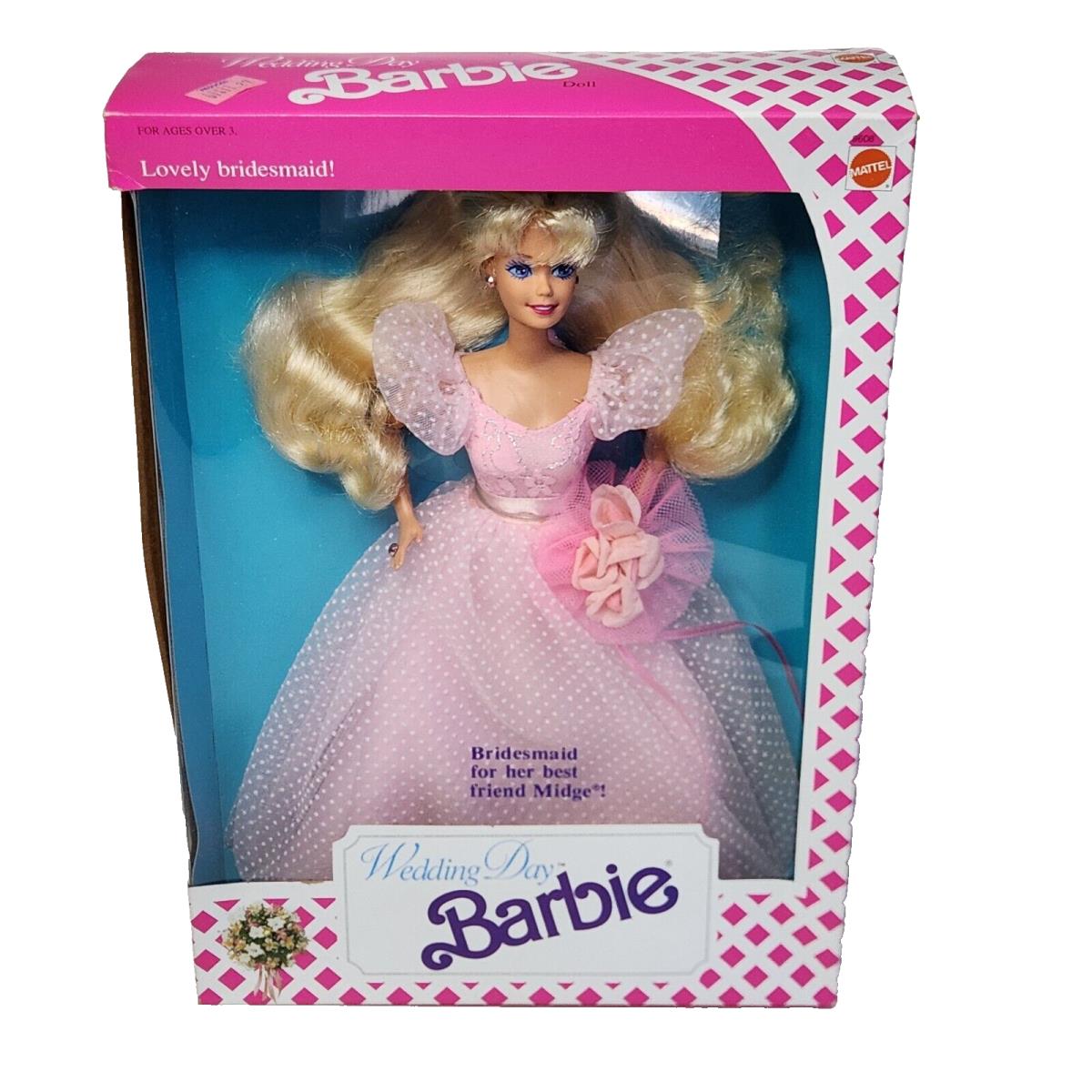 Vintage 1990 Wedding Day Barbie Doll Mattel Box 9608 Nos