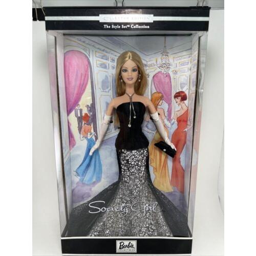 2001 Collector Edition The Style Set Collection Society Girl Barbie P