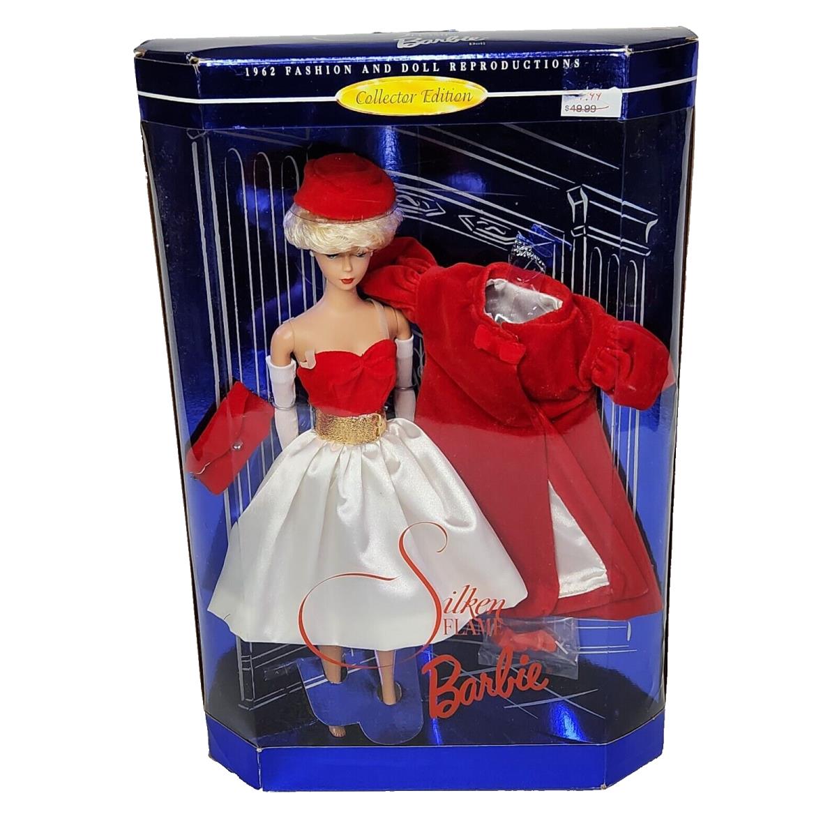 Vintage 1997 Silken Flame Barbie Doll Box 18449 Mattel Repro