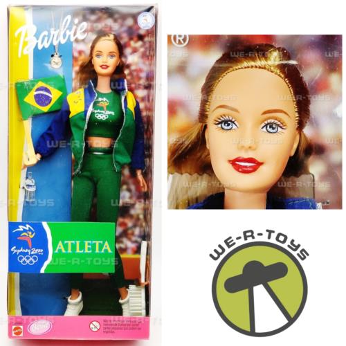 Barbie Sydney 2000 Brazilian Athleta Doll Portuguese Edition Mattel 25980