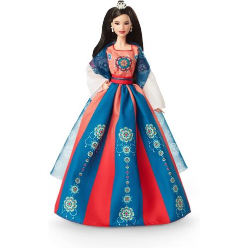 Barbie Signature Doll Lunar Year Collectible in Traditional Hanfu Robe with
