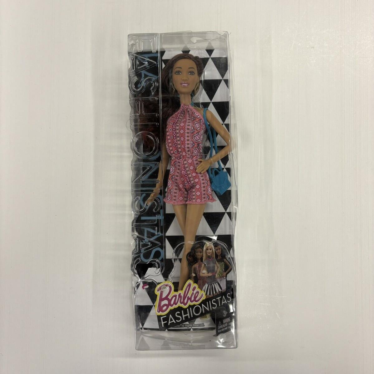 Barbie Fashionistas 2014 Tribal Print Romper Doll with Sandals CLN63