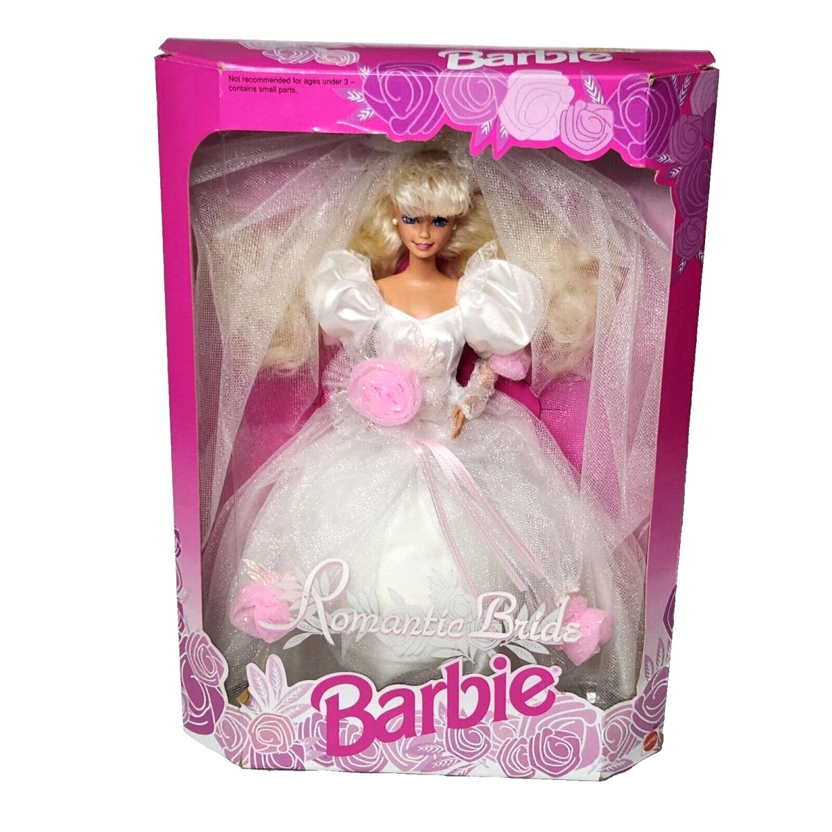 Vintage 1992 Romantic Bride Barbie Doll Mattel Box 1861 White
