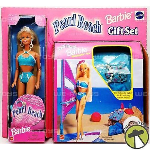 Barbie Pearl Beach Doll Windsurfin` Fun Gift Set 1997 Mattel 18576 / 67705