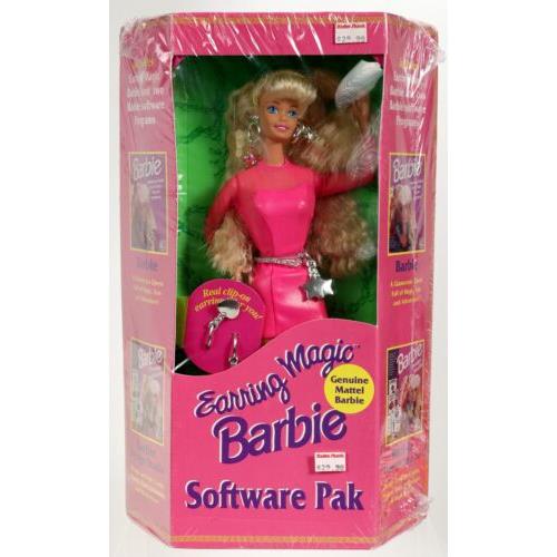 Earring Magic Barbie Doll with Software Pack Radio Shack Exclusive 25-1992 Nrfb