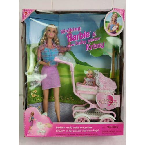 Walking Barbie Baby Sister Krissy Doll - 1999 Mattel