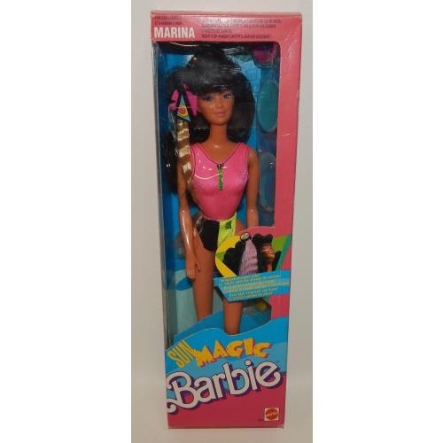 Vintage Nos 1988 Mattel Barbie Doll Sun Magic Marina