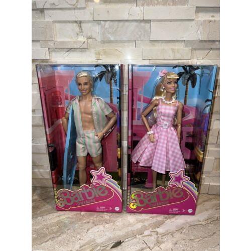 Barbie + Ken The Movie Collectible Doll Margot Robbie Pink Dress Outfit