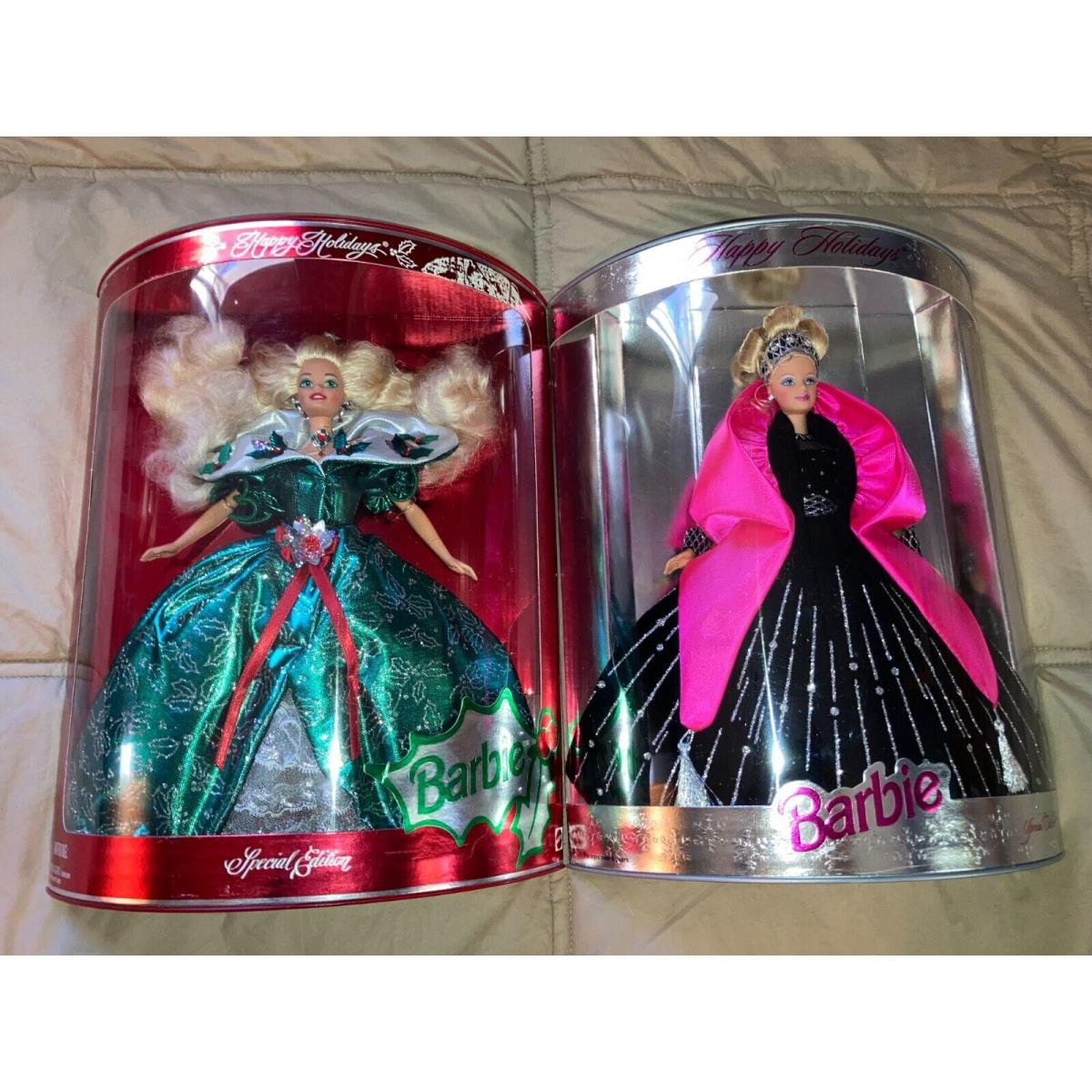 Mattel Barbie Doll Holiday Edition 1995 / 1998 Lot of 2