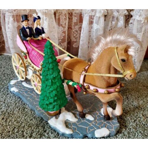 Barbie Holiday Carriage W/horse Ken and 30 Songs Electric