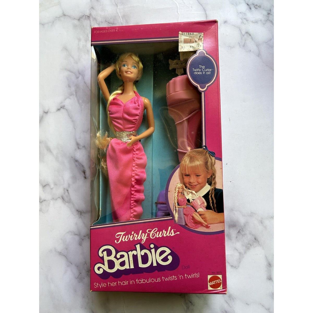 Vintage Mattel 1982 Twirly Curls Barbie Doll