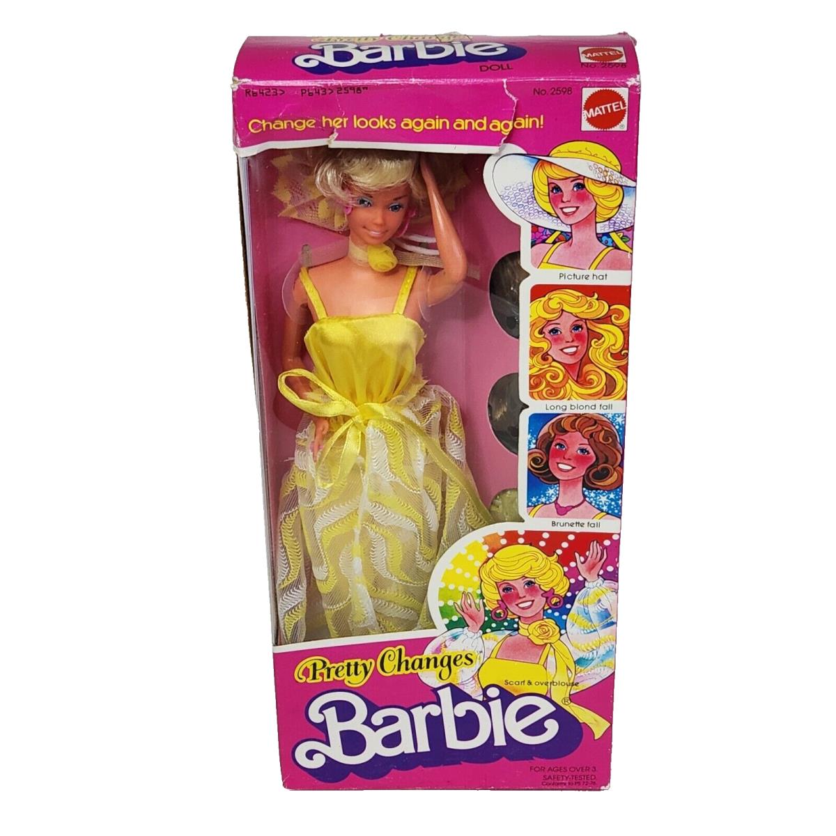 Vintage 1978 Mattel Pretty Changes Barbie Doll 2598 IN Box Nos