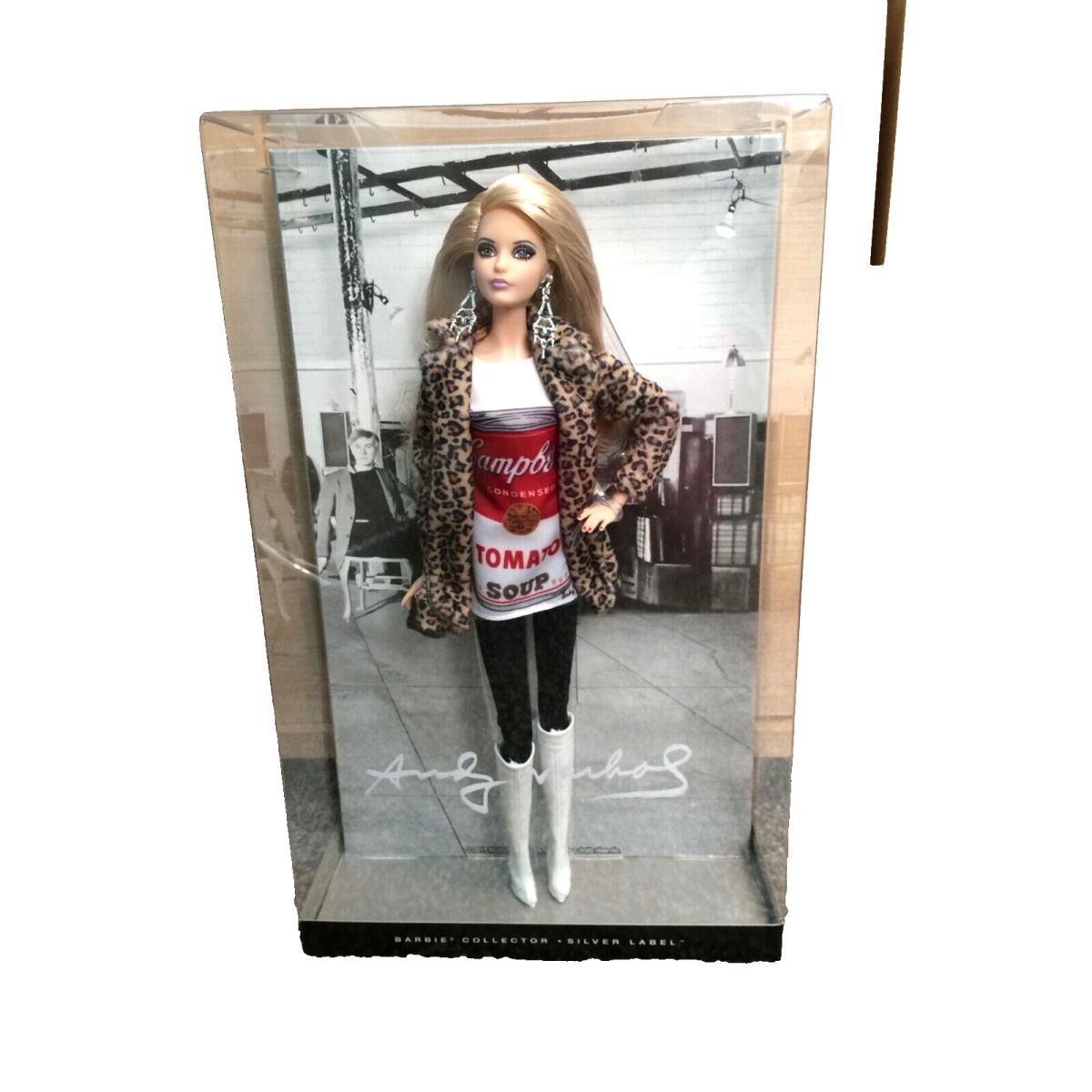 Andy Warhol Campbell s Soup Barbie Silver Label Collection 2015 Limited 25 000