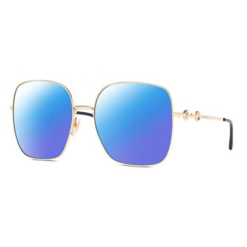 Gucci navy hotsell blue sunglasses