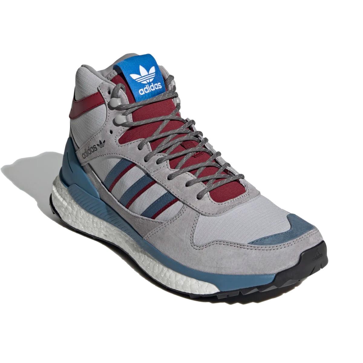 Adidas Men`s Marathon Human Made Shoes - Clear Onix/St Stonewash Blue/Collegiate Burgundy