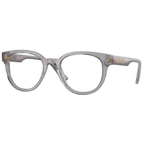 Versace Eyeglasses VE3317 593 49mm Transparent Grey / Demo Lens