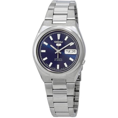 Seiko Series 5 Automatic Date-day Blue Dial Men`s Watch SNKC51J1