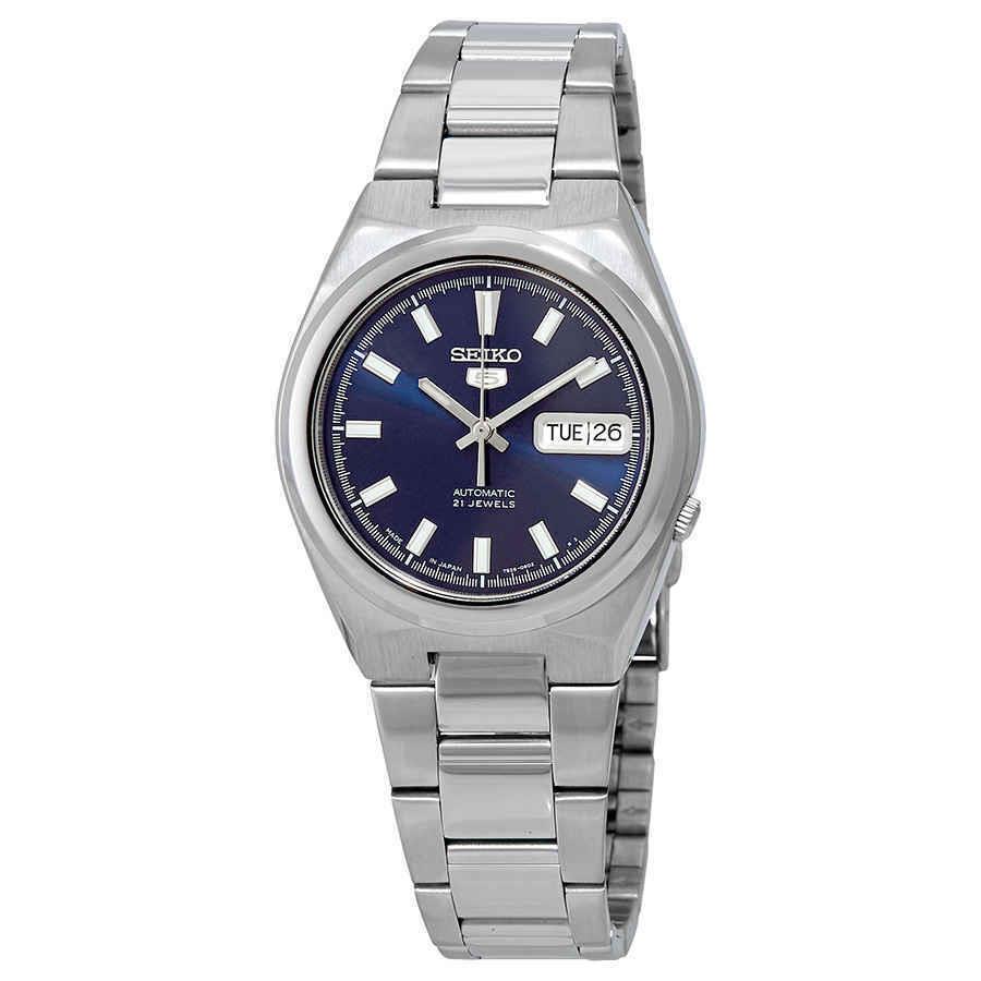 Seiko Series 5 Automatic Date-day Blue Dial Men`s Watch SNKC51J1