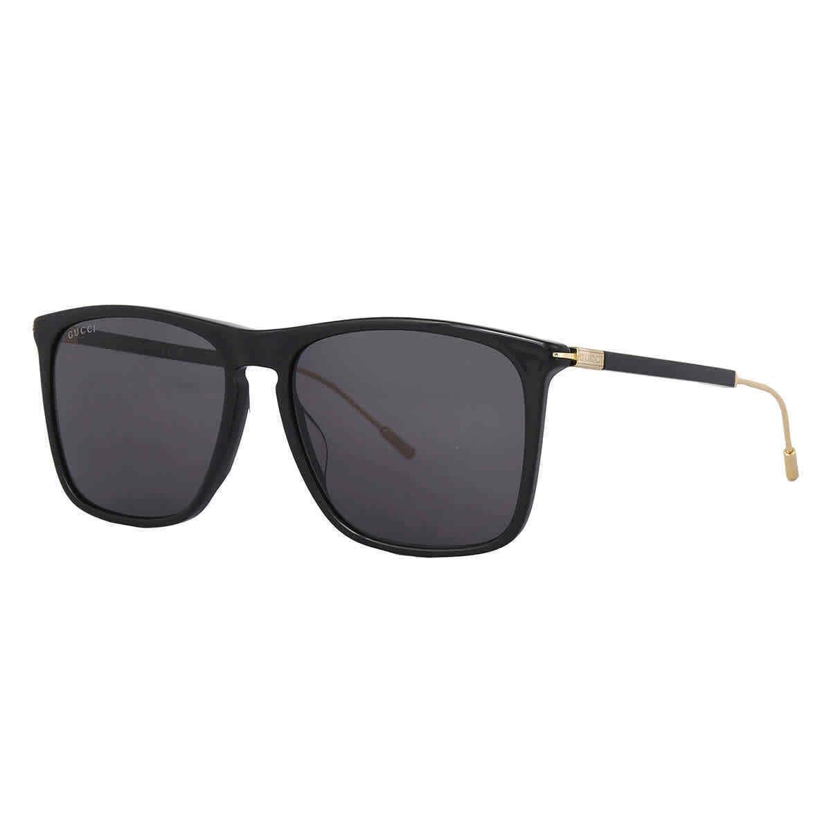 Gucci Grey Square Men`s Sunglasses GG1269S 001 58 GG1269S 001 58
