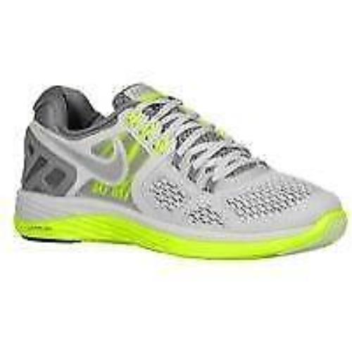 Womens Nike Lunareclipse 4 Running Lt Base Grey/med Base Grey/volt/reflect Silv