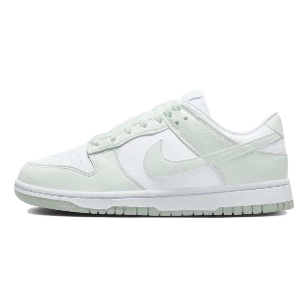 Size 10.5 - Nike Women`s Dunk Low Next Nature `white Mint` Shoes DN1431-102 - Green