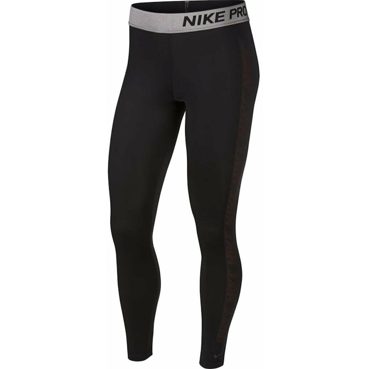 Nike S Women`s Pro Warm Tight Fit Training Leggings Black BV3301-011