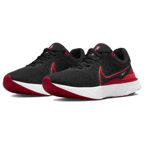 Nike React Infinity Run FK 3 Womens Size 6 Shoes DD3024 008 Black/ Red