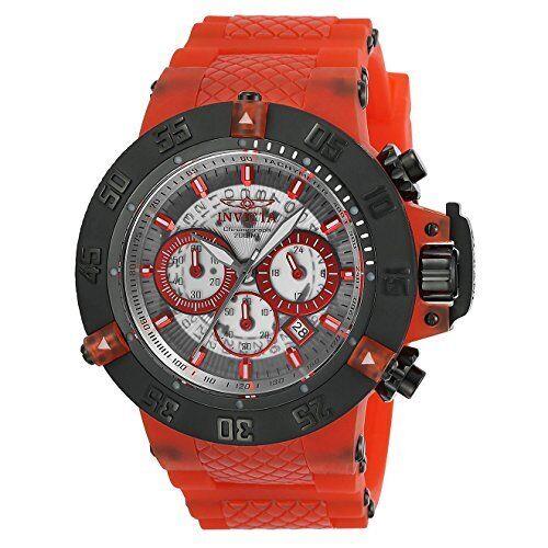 Invicta Men`s `subaqua` Quartz Stainless Steel and Silicone Casual Watch 24364