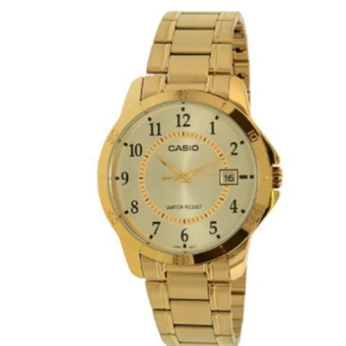 Casio MTP-V004G-9BUDF Men`s Standard Analog Quartz Gold Stainless Steel Watch