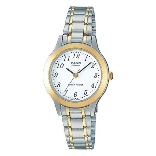 Casio LTP-1128G-7BRDF Stainless Steel Women`s Two Tone Analog Wrist Watch
