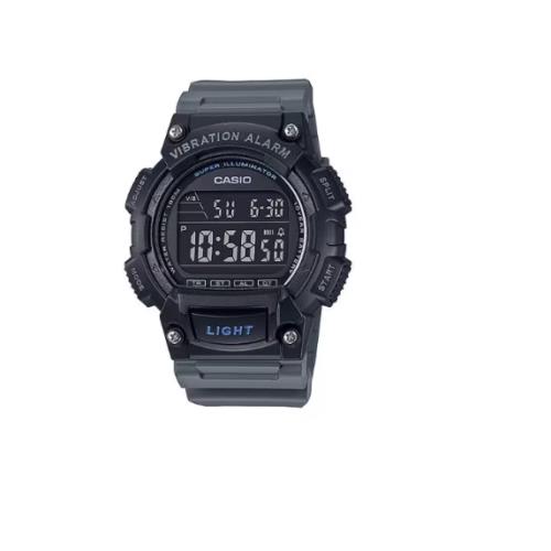 Casio W-736H-8BV Men`s Digital Sporty Design Black Casual Resin Band Watch