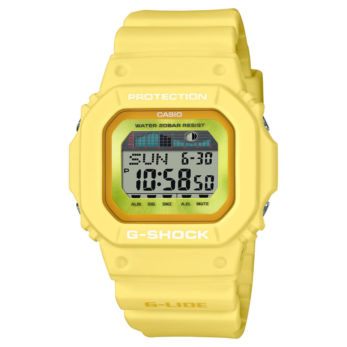 Casio G-shock GLX-5600RT-9D Sunny Bright Yellow Digital Ladies Sporty Watch