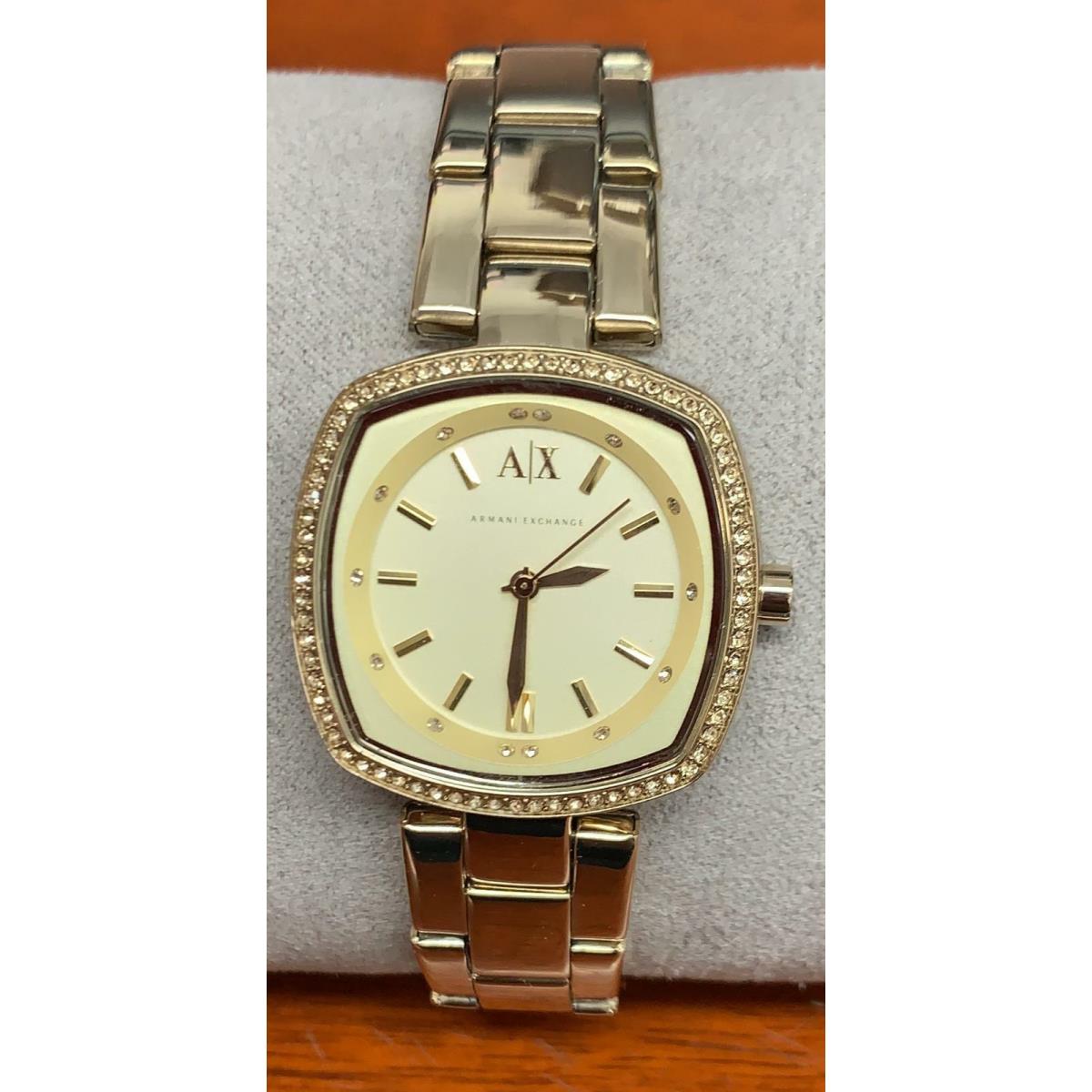 Armani Exchange AX4284 Palisade Gold Dial Gold Tone Stainless Women`s Watch