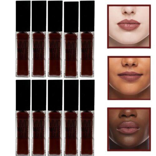 10 Pack Maybelline New York Vivid Matte Liquid Lipstick Lip Color 37 Coffee Buzz