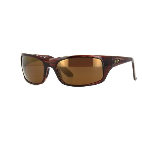 Maui Jim Peahi Polarized Sunglasses H202-10 Tortoise Frame Hcl Bronze Lens