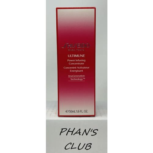 Shiseido Ginza Tokyo Ultimune Power Infusing Concentrate 50 Ml/ 1.6 FL OZ